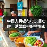 中国人民银行行长潘功胜：继续维护好金融市场平稳运行 支持资本市场稳定发展