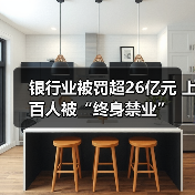 银行业被罚超26亿元 上百人被“终身禁业”(图2) 银行业被罚超26亿元 上百人被“终身禁业”(图2)