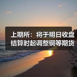 上期所：将于明日收盘结算时起调整铜等期货相关合约涨跌停板幅度和交易保证金比例（图2）