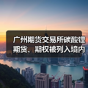 广州期货交易所碳酸锂期货、期权被列入境内特定品种（图1）