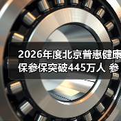 2026年度北京普惠健康保参保突破445万人 参保倒计时4天（图1）