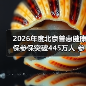 2026年度北京普惠健康保参保突破445万人 参保倒计时4天（图2）