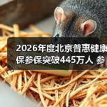 2026年度北京普惠健康保参保突破445万人 参保倒计时4天（图4）