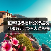 恒丰银行福州分行被罚100万元 责任人遭终身禁业(图2) 恒丰银行福州分行被罚100万元 责任人遭终身禁业(图2)