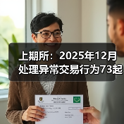 上期所:2025年12月处理异常交易行为73起(图2) 上期所:2025年12月处理异常交易行为73起(图2)