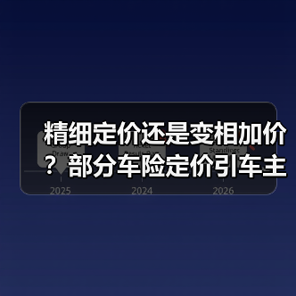 精细定价还是变相加价？部分车险定价引车主困惑（图1）