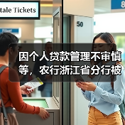 因个人贷款管理不审慎等，农行浙江省分行被罚880万元（图4）