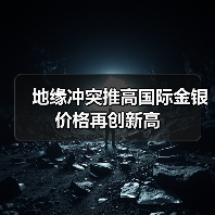 地缘冲突推高国际金银价格再创新高(图1) 地缘冲突推高国际金银价格再创新高(图1)