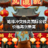 地缘冲突推高国际金银价格再创新高(图4) 地缘冲突推高国际金银价格再创新高(图4)