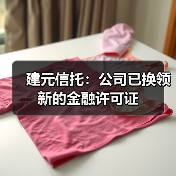 建元信托：公司已换领新的金融许可证（图4）