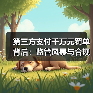 第三方支付千万元罚单背后：监管风暴与合规挑战并存（图1）