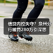 信贷内控失守?泉州分行被罚280万引深思(图1) 信贷内控失守?泉州分行被罚280万引深思(图1)