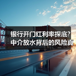 银行开门红利率探底？中介放水背后的风险真相（图2）