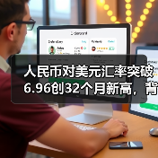 人民币对美元汇率突破6.96创32个月新高,背后原因引关注(图2) 人民币对美元汇率突破6.96创32个月新高,背后原因引关注(图2)