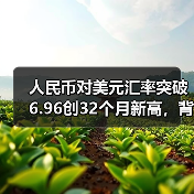 人民币对美元汇率突破6.96创32个月新高,背后原因引关注(图4) 人民币对美元汇率突破6.96创32个月新高,背后原因引关注(图4)