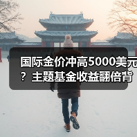 国际金价冲高5000美元?主题基金收益翻倍背后的真相(图2) 国际金价冲高5000美元?主题基金收益翻倍背后的真相(图2)
