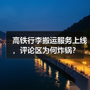 高铁行李搬运服务上线,评论区为何炸锅?(图2) 高铁行李搬运服务上线,评论区为何炸锅?(图2)