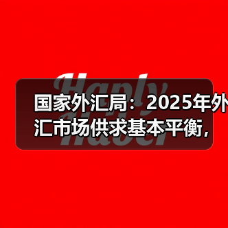 国家外汇局：2025年外汇市场供求基本平衡，预期总体平稳（图4）