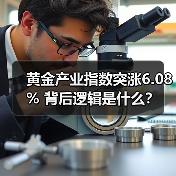 黄金产业指数突涨6.08% 背后逻辑是什么?(图4) 黄金产业指数突涨6.08% 背后逻辑是什么?(图4)