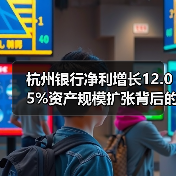 杭州银行净利增长12.05%资产规模扩张背后的秘密（图2）