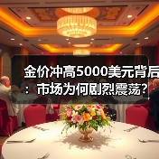 金价冲高5000美元背后：市场为何剧烈震荡？（图1）
