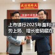 上市银行2025年盈利逆势上扬,增长密码藏在哪三大要素?(图2) 上市银行2025年盈利逆势上扬,增长密码藏在哪三大要素?(图2)