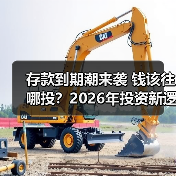 存款到期潮来袭 钱该往哪投?2026年投资新逻辑解析(图1) 存款到期潮来袭 钱该往哪投?2026年投资新逻辑解析(图1)