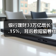 银行理财33万亿增长11.15%,背后数据藏着什么秘密?(图1) 银行理财33万亿增长11.15%,背后数据藏着什么秘密?(图1)