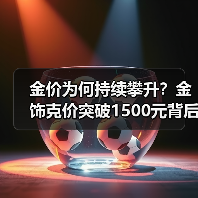 金价为何持续攀升?金饰克价突破1500元背后三大原因(图1) 金价为何持续攀升?金饰克价突破1500元背后三大原因(图1)