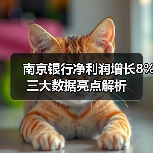 南京银行净利润增长8% 三大数据亮点解析(图4) 南京银行净利润增长8% 三大数据亮点解析(图4)