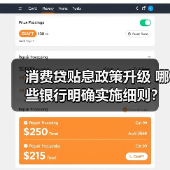 消费贷贴息政策升级 哪些银行明确实施细则？（图3）