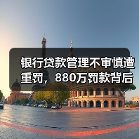 银行贷款管理不审慎遭重罚，880万罚款背后的隐患是什么？（图3）