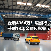 受贿4064万！原副行长获刑18年金融反腐警示