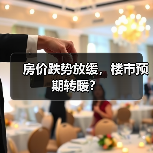 房价跌势放缓，楼市预期转暖？（图1）