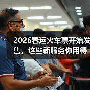 2026春运火车票开始发售,这些新服务你用得上吗?(图2) 2026春运火车票开始发售,这些新服务你用得上吗?(图2)