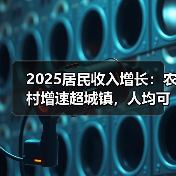 2025居民收入增长：农村增速超城镇，人均可支配收入达43377元（图2）