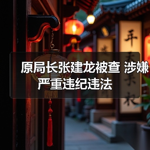 原局长张建龙被查 涉嫌严重违纪违法（图1）
