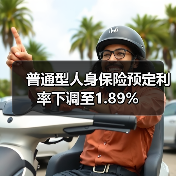 普通型人身保险预定利率下调至1.89%(图1) 普通型人身保险预定利率下调至1.89%(图1)