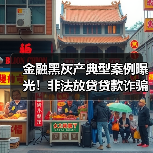 金融黑灰产典型案例曝光!非法放贷贷款诈骗如何识别?(图2) 金融黑灰产典型案例曝光!非法放贷贷款诈骗如何识别?(图2)