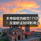 未申报收购被罚175万!反垄断法如何影响企业并购?(图2) 未申报收购被罚175万!反垄断法如何影响企业并购?(图2)