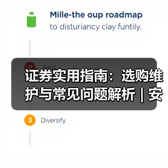 证券实用指南:选购维护与常见问题解析 | 安渡金融资讯(图4) 证券实用指南:选购维护与常见问题解析 | 安渡金融资讯(图4)