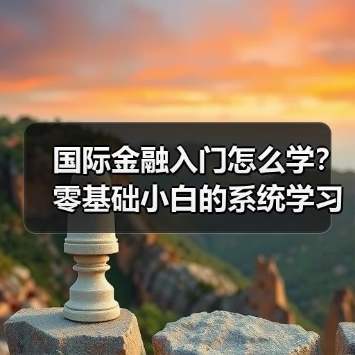 国际金融入门怎么学？零基础小白的系统学习路径拆解
