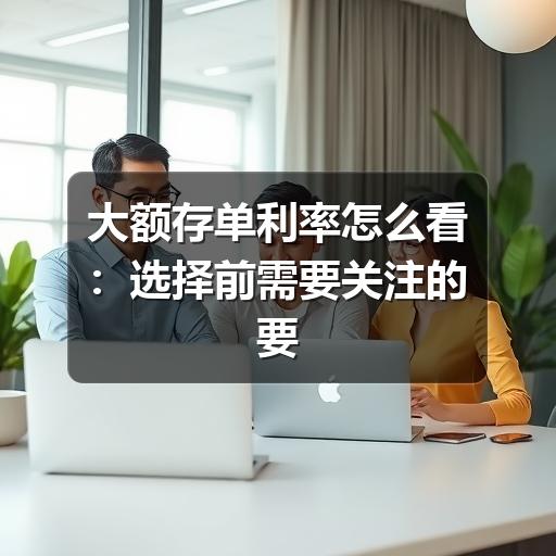 大额存单利率怎么看:选择前需要关注的要点