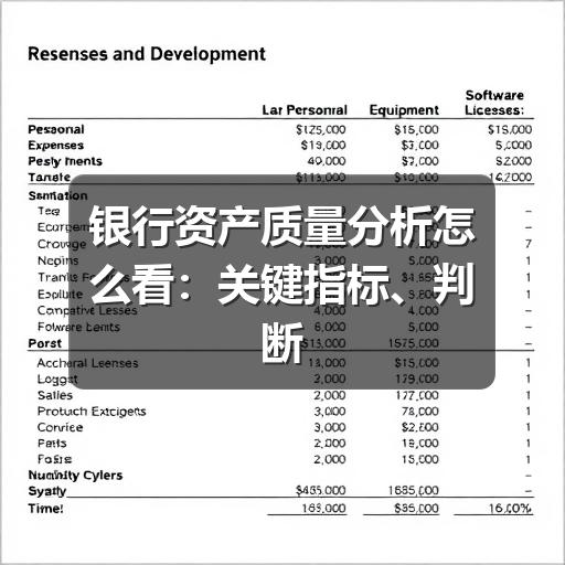 银行资产质量分析怎么看：关键指标、判断方法与常见误区