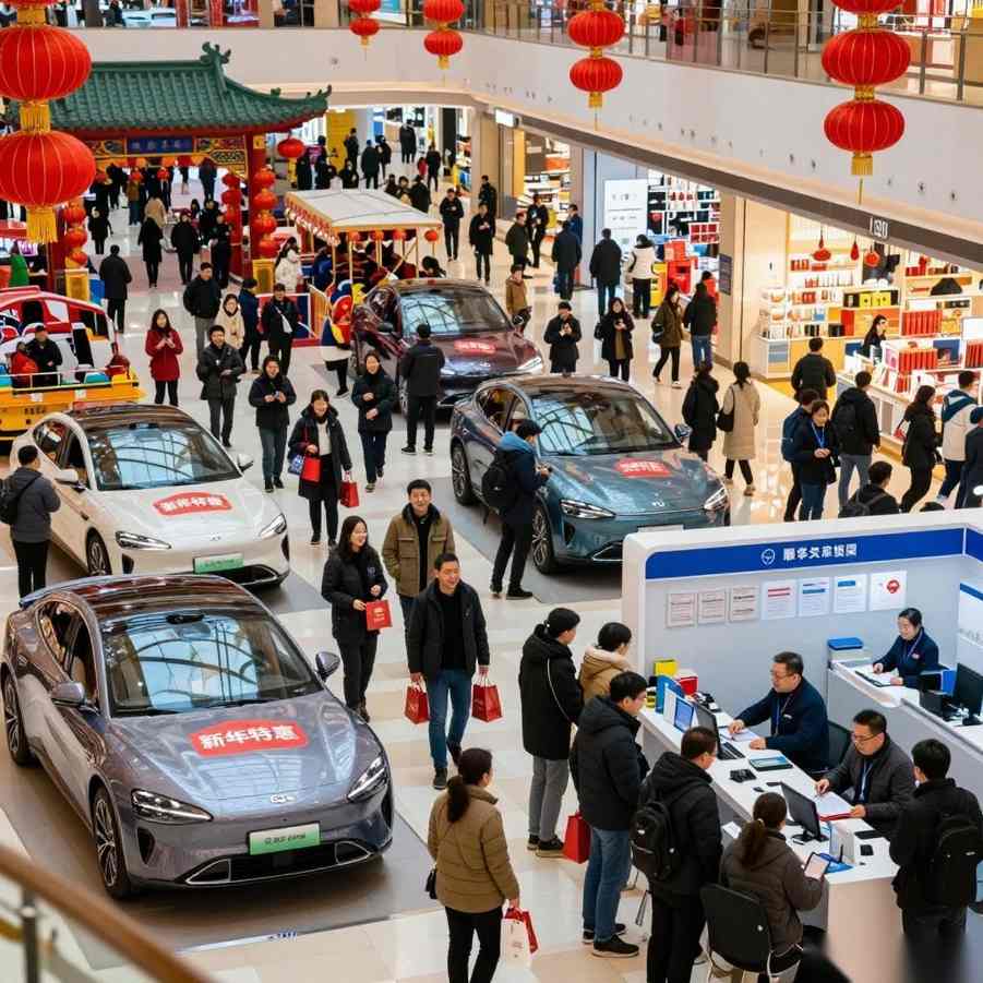 金融活水润新年 元旦消费暖意浓