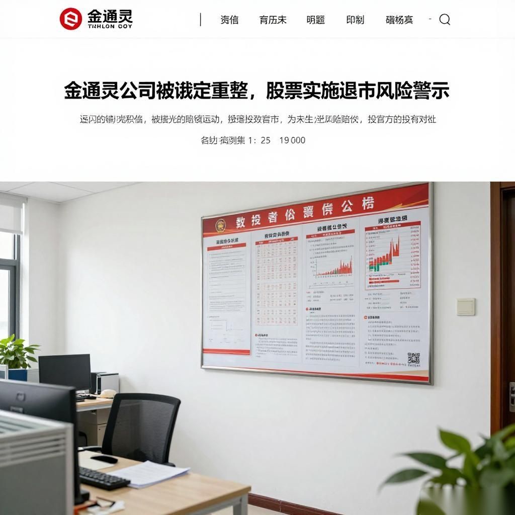 金通灵公司被实施退市风险警示