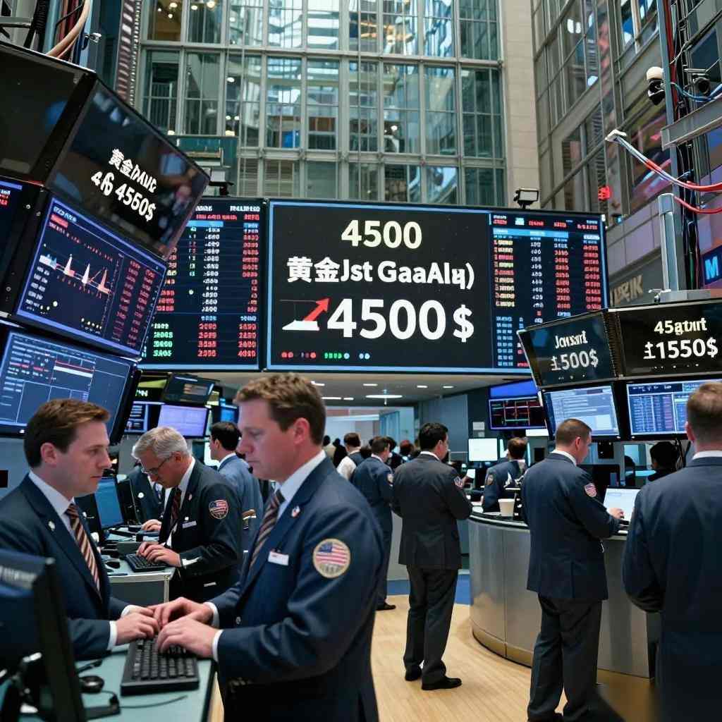 国际黄金期价突破每盎司4500美元