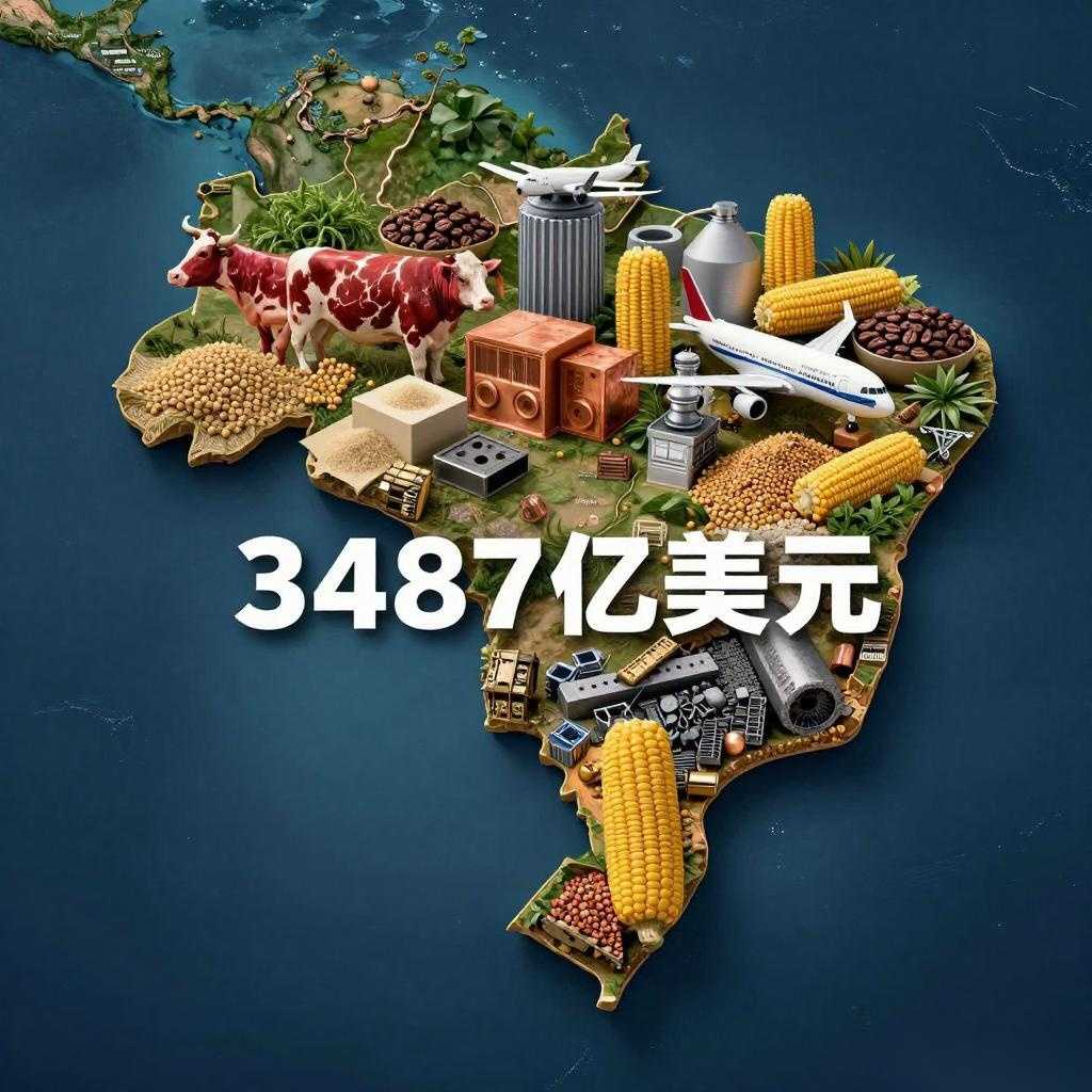 巴西2025年出口额达3487亿美元 创历史新高