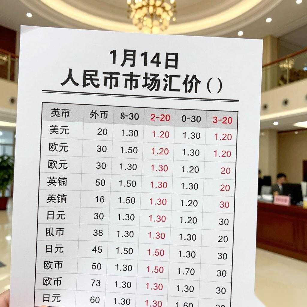 人民币市场汇价(1月14日) 人民币市场汇价(1月14日)