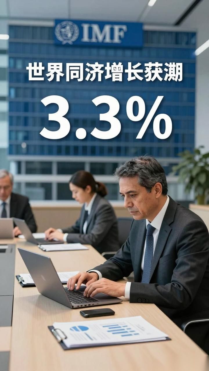 IMF将今年世界经济增长预期上调至3.3%